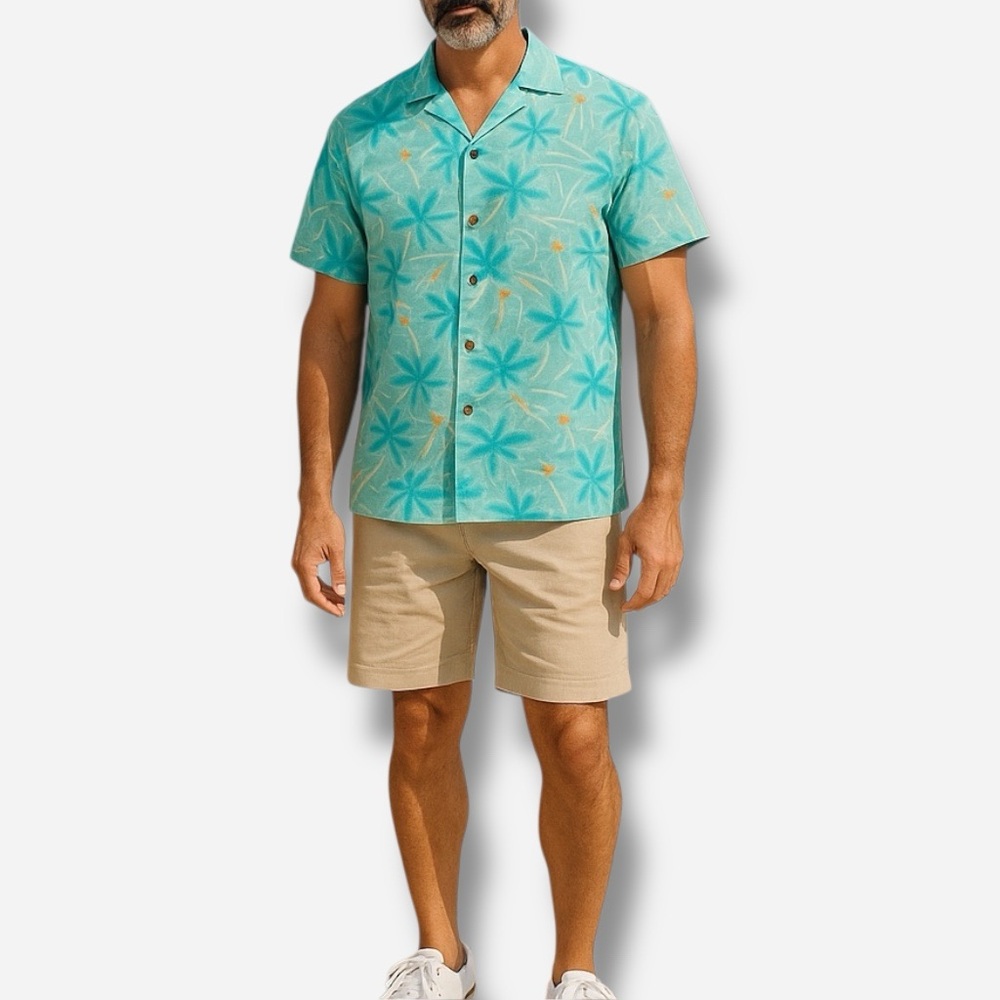🏈New🏈 Men’s Party Pants printed shirt M Nwt